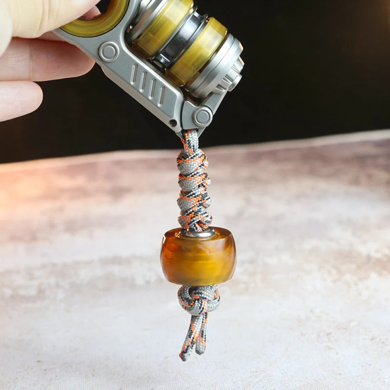 Sinian PEI & Steel Tuning Fork Fidget Slider - ADHD Focus Push Egg Sensory Toy Anxiety Relief Adult EDCFor Adult Children Gift