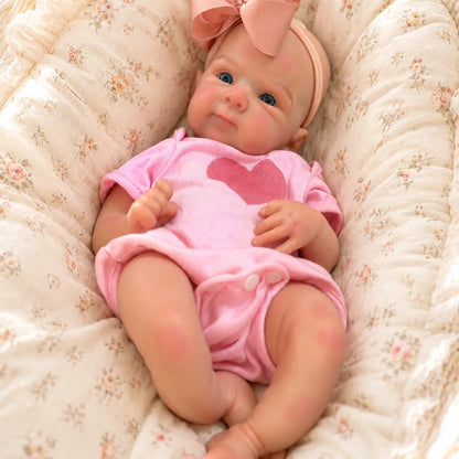 OtardDolls-18 Inches Wrinkle Skin Open Mouth Bettie Solid Silicone Bebe Reborn Girl Doll With Painted Skin Lifelike Reborn Doll