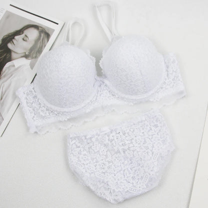 2024 New Black White Grey Red Blue Beige Bra Sets 34/75 36/80 38/85 40/90 42/95 44/100 BCDE Underwear For Women Lingerie