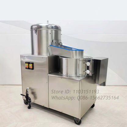 Multifunctional Potato Washing And Peeling Machine Taro Cutting Potato Peeler And Slicer Machine Carrot Potato Cleaning Machine