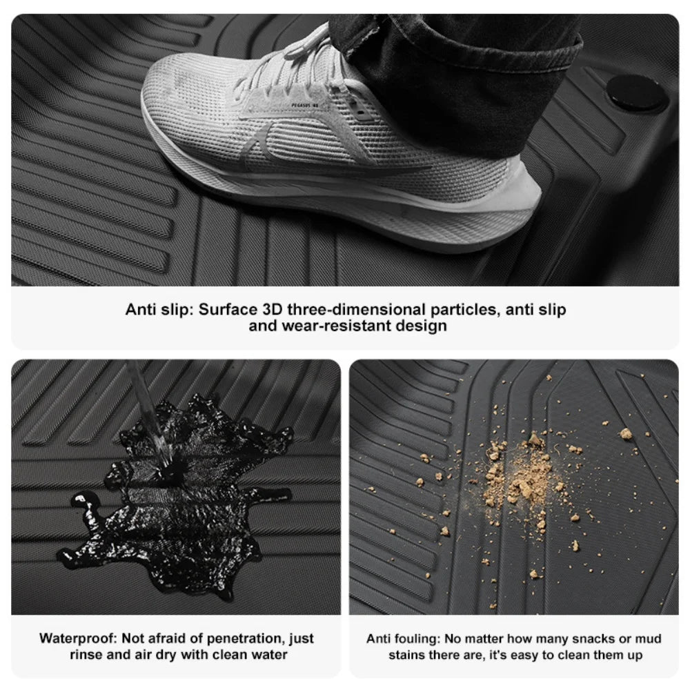 TPE Floor Mats Compatible For 2025 2026 Geely EX2 All Weather Protector Foot Pads Waterproof Cargo Liners Right Rudder LHD RHD