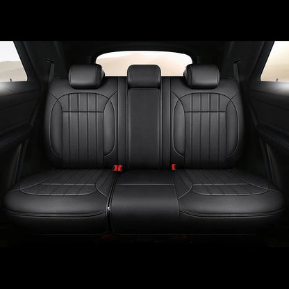 For Volvo XC60 I 2013 2014 2015 2016 2017 Vegan Nappa Leather Custom Car Seat Covers Full Set Interior Protector Accessories