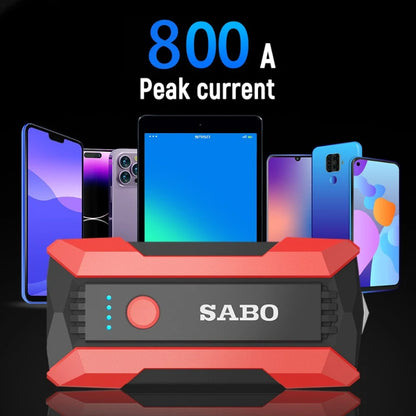 12V Car Emergency Start Power Supply Portable Cars Jump Starter Multifunctional Battery Illuminable Automobiles Accessories