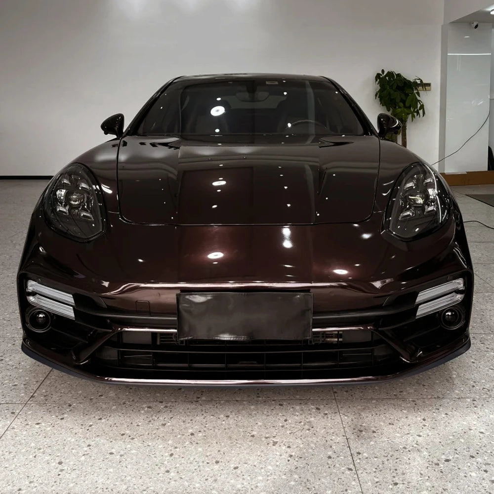 Mahogany Metallice Car Sticker Wrap Vinyl Film Bubble Free PET Decal Car Motorcycle Sticker Auto Accessories Exterior Interior
