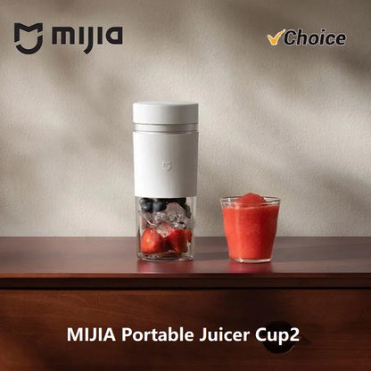 NEW MIJIA Portable Juicer Cup 2 Electric Fruit Blender Machine Orange Juicer Kitchen Food Processor Make Juice Extractor