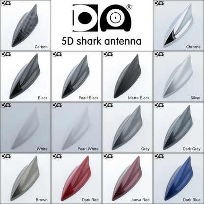 5D Shark Fin Antenna Auto Car Radio Aerials FM AM Stronger Signal Piano Paint For Mitsubishi Colt CZC Plus Outlander I II III