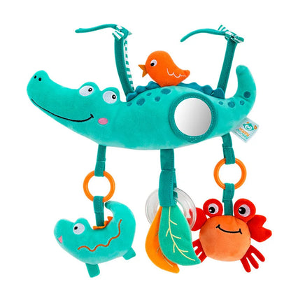 Baby Car Seat Stroller Activity Hanging Toy Infant Soft Plush with Sound Wind Chimes Dolls  for 0-36 Months Babies Newborn Gift