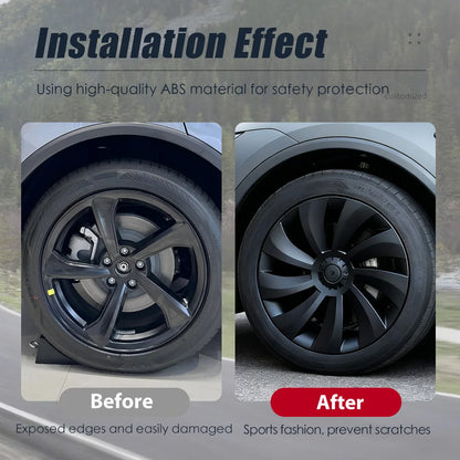 Car Wheel Cover For Tesla New Model Y Juniper 19 Inch Tire Hub Cap Performance Replacement Crossflow Full Rims Accessories 2025