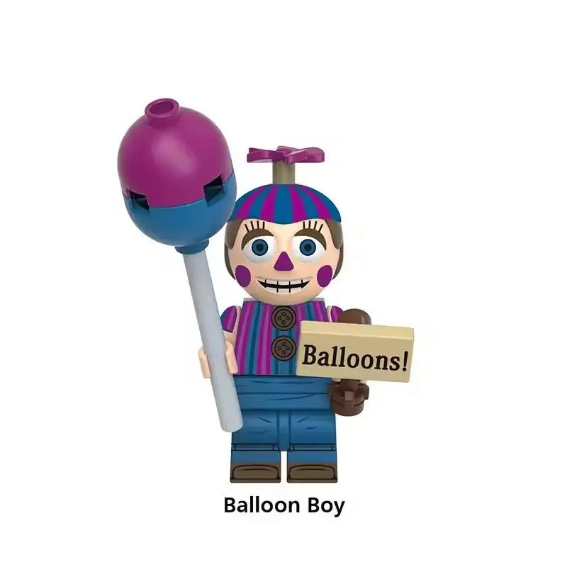 NEW FNAF Nights Game Figure Mini Figures Building BlocksSkeleton Thriller Toys gift kids toys mould king
