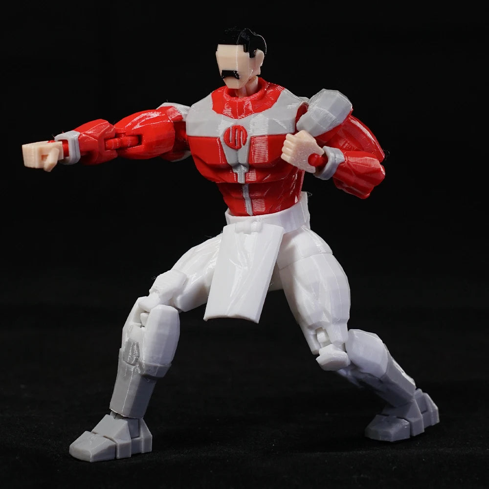 3D Printed Invincible Thragg Toys Action Figures Anime Model Dummy 13 Superheroes Multi-Jointed Toy Ornaments Gift