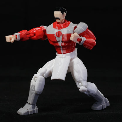 3D Printed Invincible Thragg Toys Action Figures Anime Model Dummy 13 Superheroes Multi-Jointed Toy Ornaments Gift