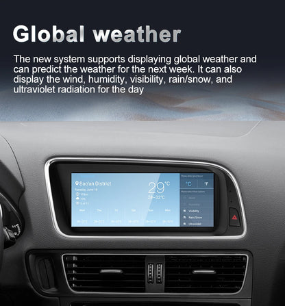 STWEI Qualcomm Snapdragon 680 6225 2.4GHz Wireless CarPlay Android13 Auto For AUDI Q5 Car Multiledia Players Video GPS Bluetooth
