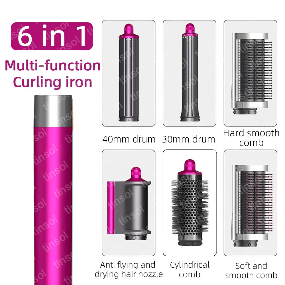 7-in-1 Hair Dryer, 110,000 RPM High-Speed Hair Care Ionic Hair Dryer, Quick Drying, Multi-Function Curling Iron Set