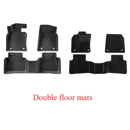For Lexus ES300H Hybrid Floor Mats Trunk Mats All Weather Front Rear Cargo Liner Mat, Waterproof Anti-Slip Foot Pads Accessories