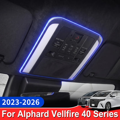 For 2024-2026 40 Series Toyota Alphard Vellfire Reading Light Ambient Light Frame Interior Upgrade Accessories
