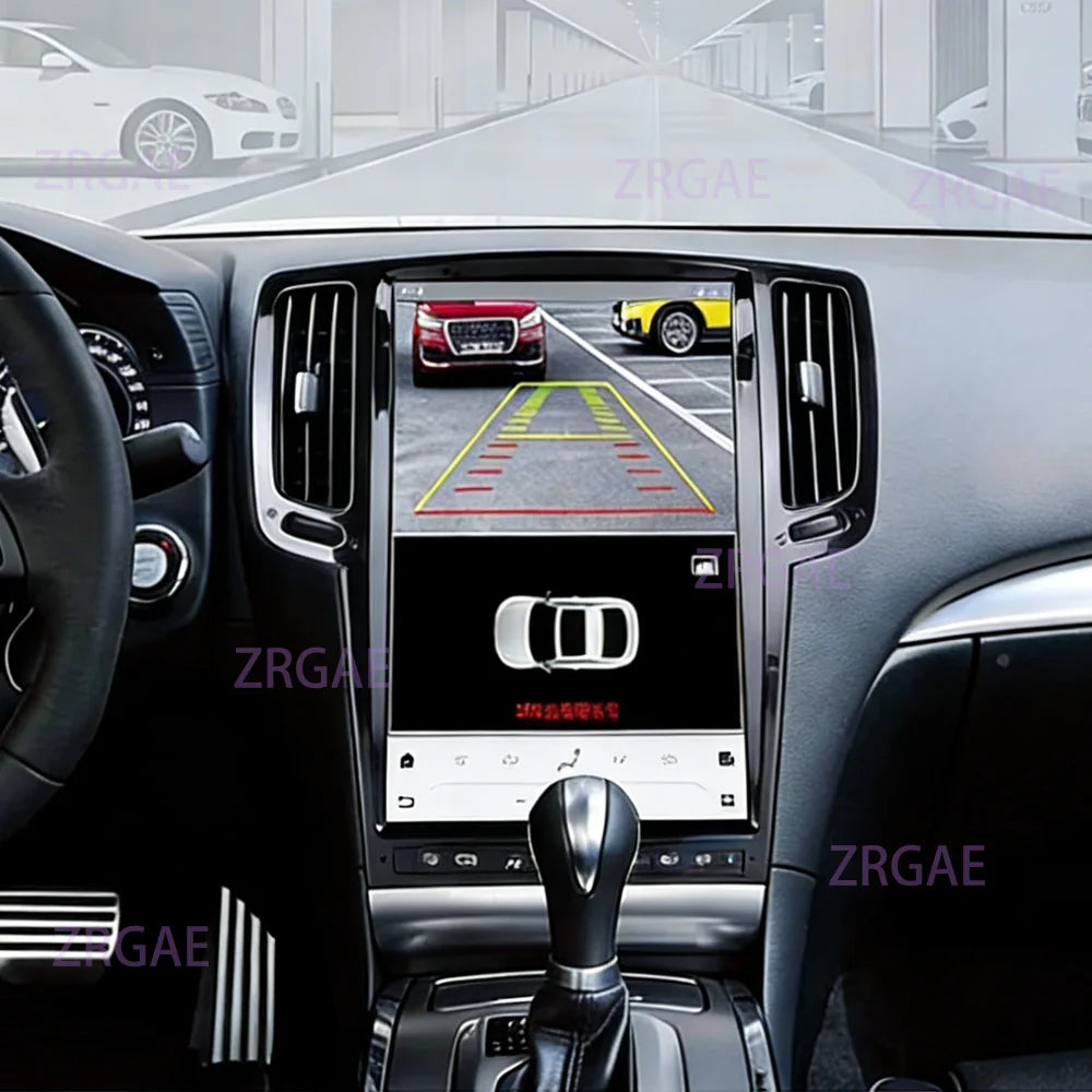 14.5” Android15 For Infiniti G4 G25 G35 G37 2006-2013 Tesla Style GPS Navigation Car Multimedia Video Player Carplay Auto BT 4G