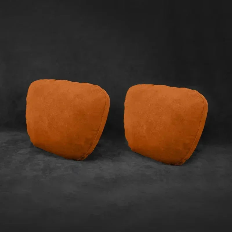 Italy Suede Car Neck Rest Pillow For Audi A1 8X GB Seat Head Neck Support Cushion Auto Interior Accessories