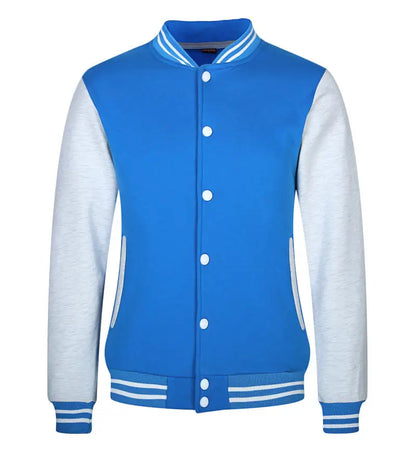 Winter Fashion Button-down Versatile Multi-color Street Style Baseball Jacket Custom Printing Company Logo Men's Bomber Jacket