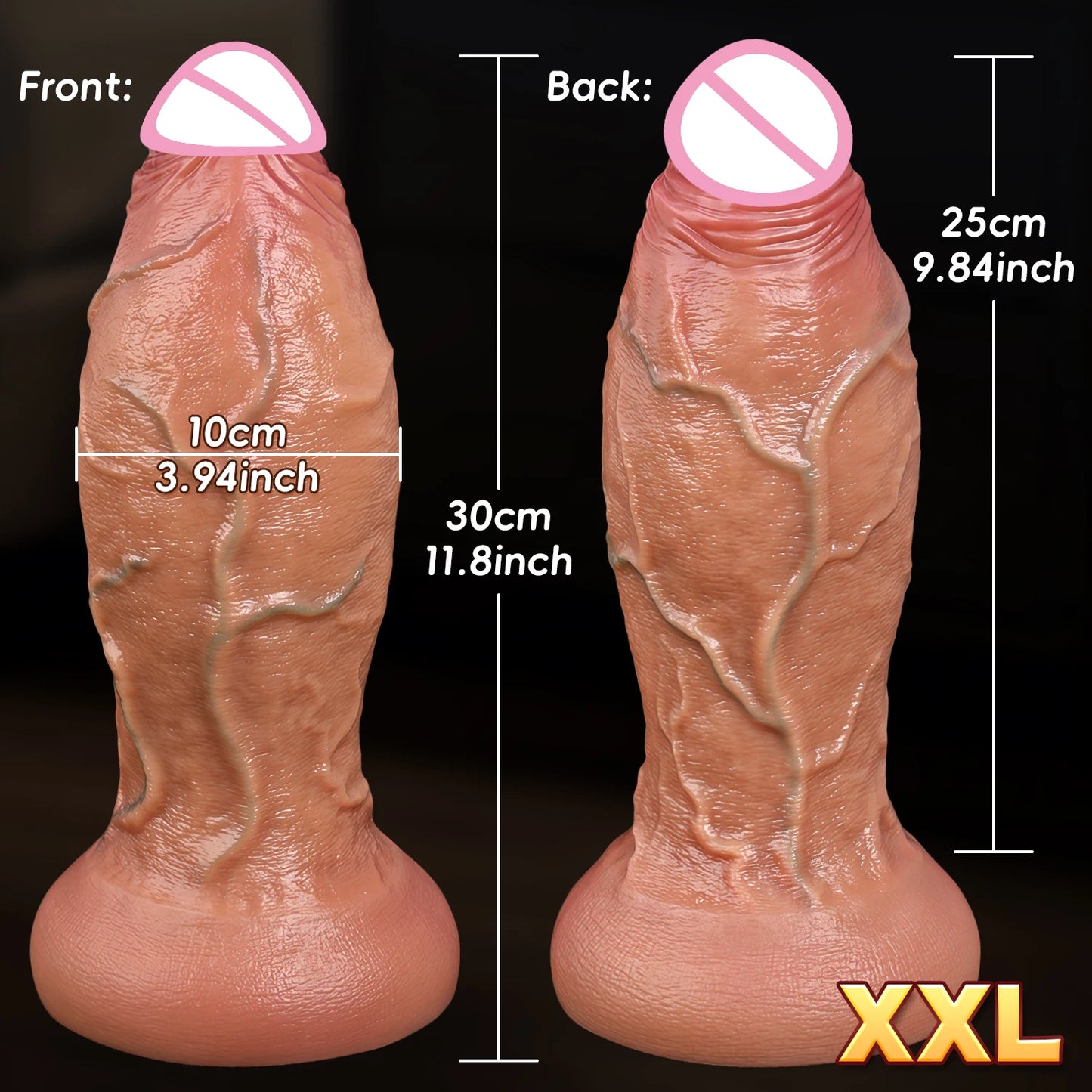 oversized mega realistic dildo big ass vaginal dilation masturbation wand thick penis male and female sex toys for super gamers