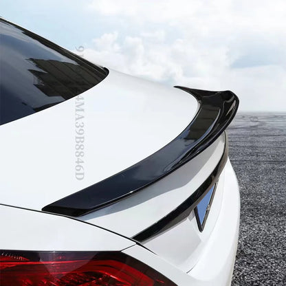 Rear Spoiler Wing Tail Splitter Diffuser Trunk Body Kit Decoration For Mercedes Benz C W205 and C63 C43 AMG 4Door 2014-2021