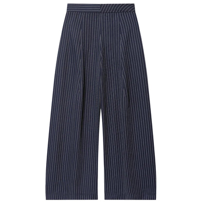 Women's Baggy Pants Woman Trousers Striped Wide Leg Pants Ladies Fashion Casual y2k Pants 2025 Autumn Elegant Pleated Long Pants