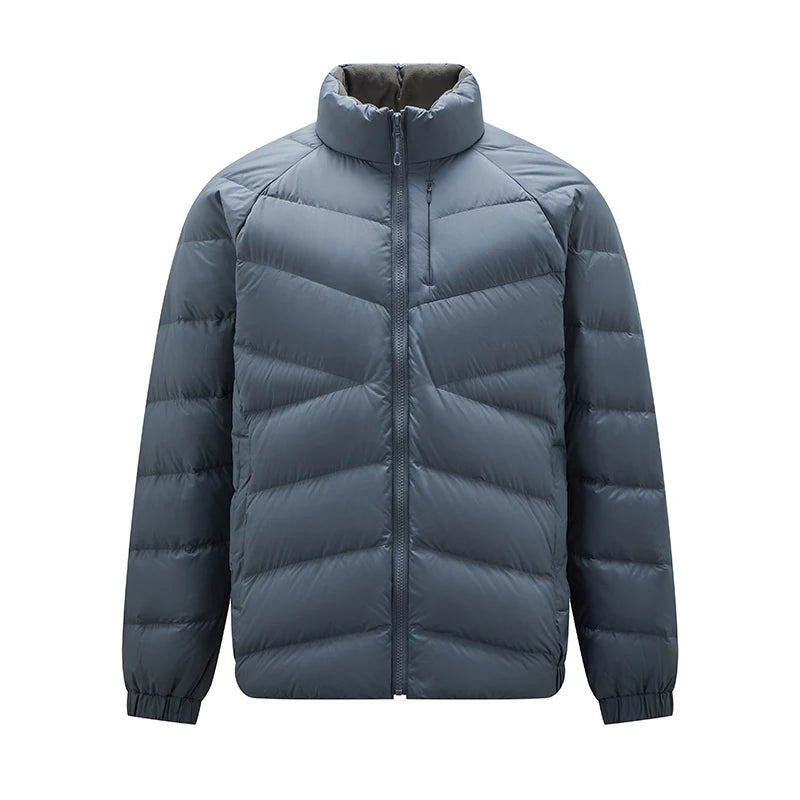 Semir Down Jacket Men Three-Resistant Outerwear Lightweight Thin Down Liner Stand Collar Top 2025 New Winter Warm Men's Clothing
