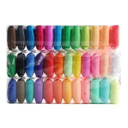Magic Non Toxic Air Dry Clay Kit with Vibrant Colors and Deluxe Tools for Kids Toddlers Creative Art Modeling Projects