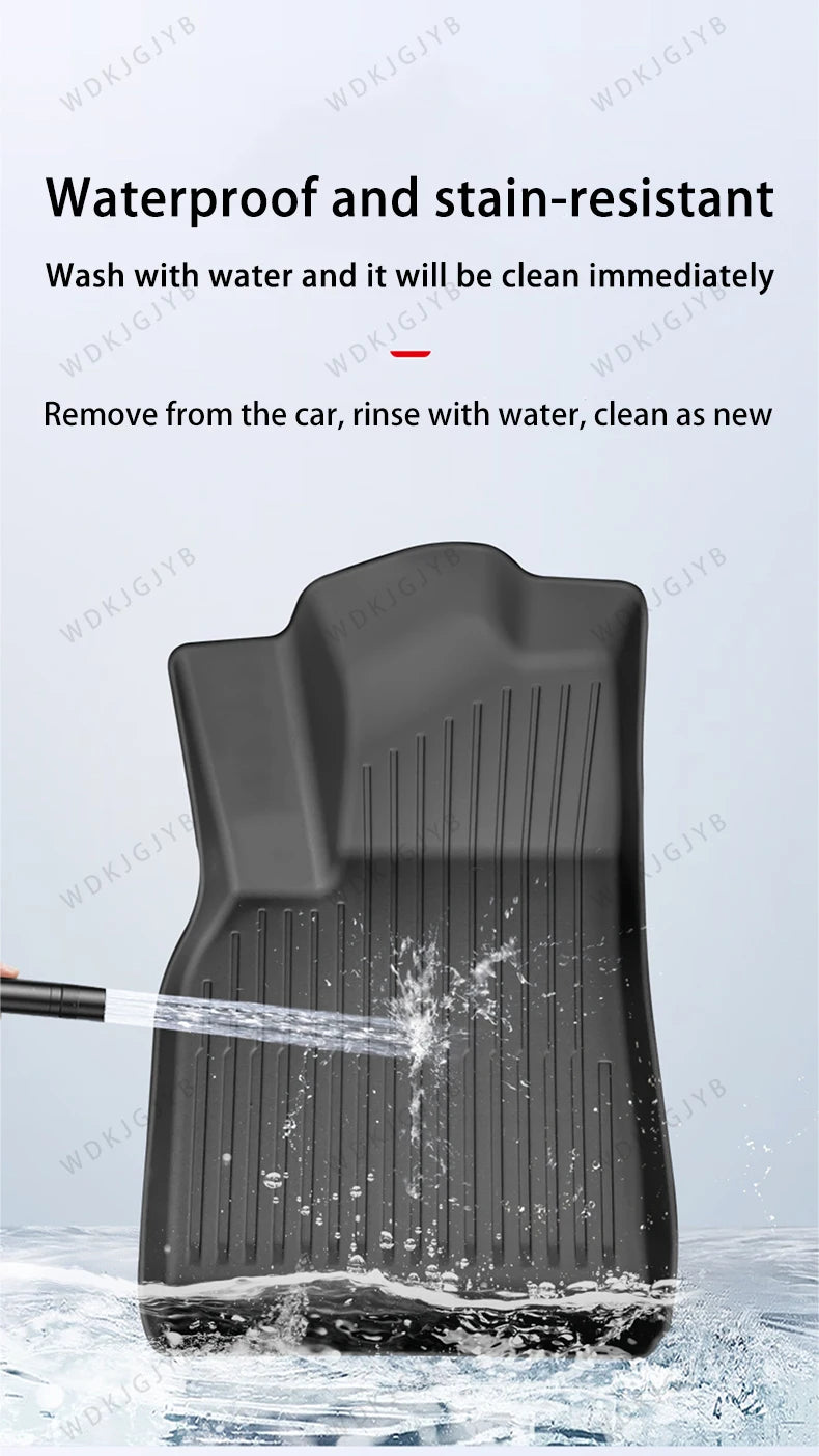 For Tesla New Model YL Launch 2026+ Car Floor Mats Cargo Liner Trunk Mats Backrest Kick Pads Protection Car Interior Accessories