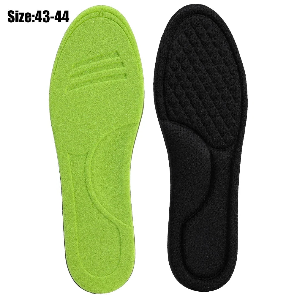 Nano Deodorant Shoe Inserts Breathable Odor Elimination Sports Insoles Sweat Absorbent Anti-smell Shoe Pads for Running Sneakers