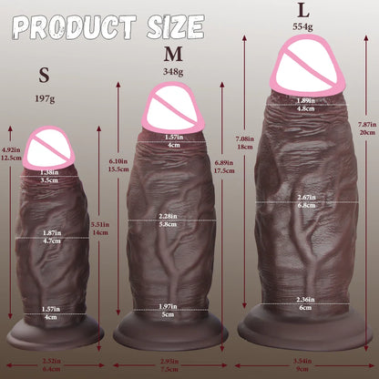 Super Big Black Anal Dildo Penis Prostate Massager Soft Silicone Sexy Adult Masturbator Oversized Strap-on Dildos Anal Sex Toys