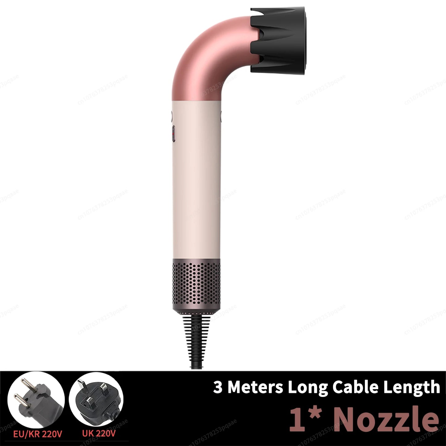 1400 Watt Super 200 Million Anion Blow Dryer Mini Portable Hair Dryer With Diffuser Nozzles Ions Hair Care Dryer Cold/Hot Wind