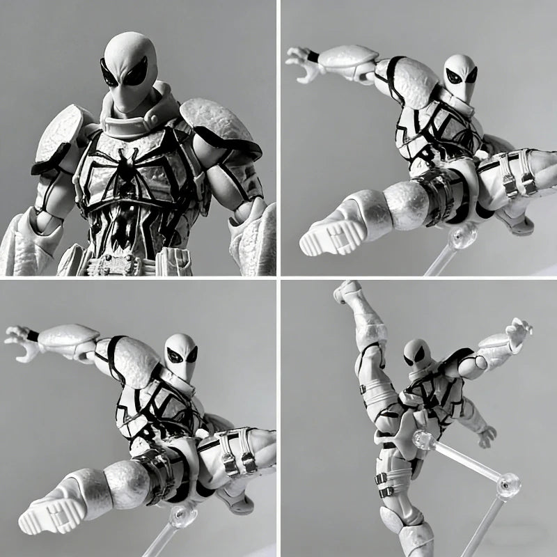 1/12 Marvel Anti-Venom Action Figure Ct Agent Anti-Venom Movable Joints Figure Eugene Thompson Anime Model Collectible Toy Gift