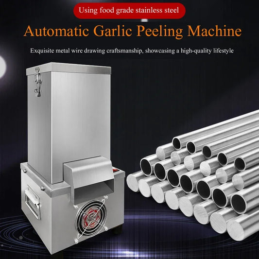 PBOBP Small Professional Commercial Automatic Whole Garlic Peeler Garlic Skin Separate Peeler Garlic Peeling Machine