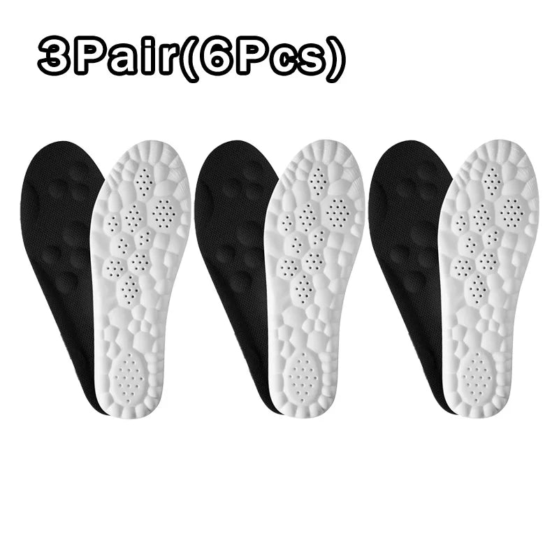 4D Cloud Technology Insole - Super Soft / Ultra Comfort Insole / Sneakers Pad - Acupoint Massage Insole for Foot & Joint Support