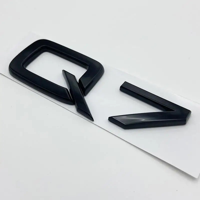 3D Chrome Glossy Black ABS TDI TFSI Car Rear Emblem Sticker for Audi A1 A3 A4 A5 A6 A6L A7 A8 S3 S6 Q3 Q5 Q7 TT S RS