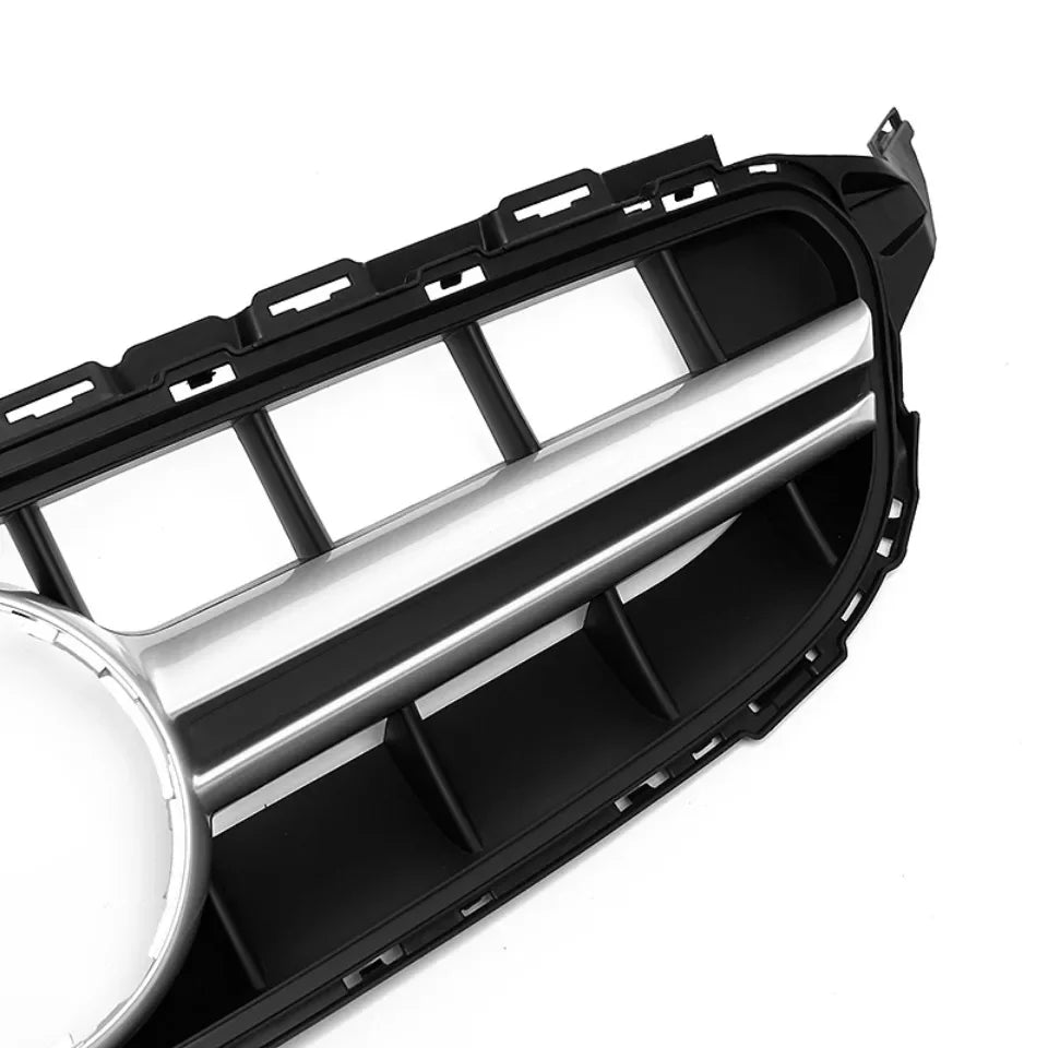 XVIP GTR Style Front Racing Grille For Mercedes Benz C-Class W205 2015-2018 C180 C200 C300 Chrome Diamonds Style Bumper Grilles