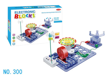 Educational Electronic Building Blocks for Kids - New Circuit Scientific Experiment Assembled Toys for Children's Exploration 8+