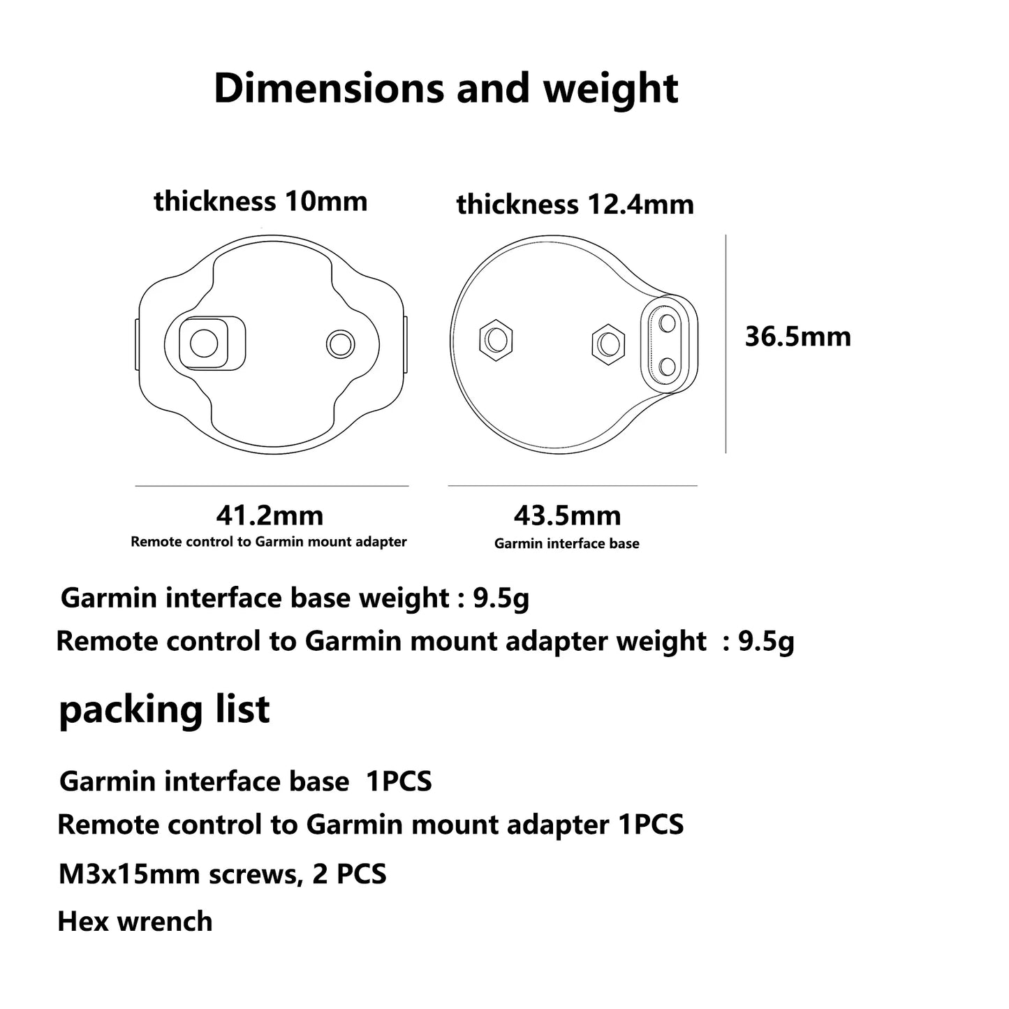 DJCRAWLER Brompton Light Remote Garmin Mount for Garmin/Magicshine Light Bracket Bicycle Code Table Holder Bicycle Accessory