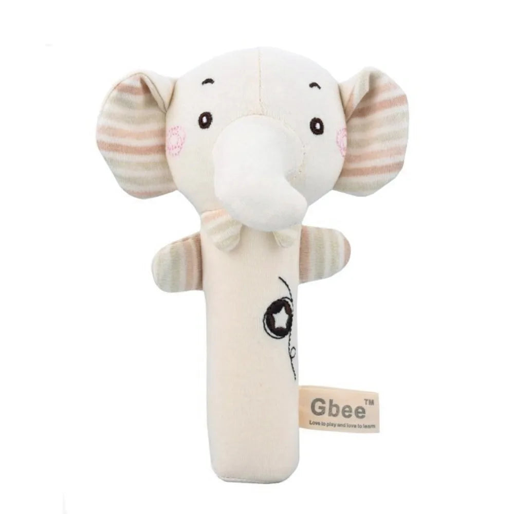 Creative Cartoon Animals Baby Hand Shaker Soft Child Educational Handbells Newborn Comfort Toy Baby Comfort Toys Infant Rattle