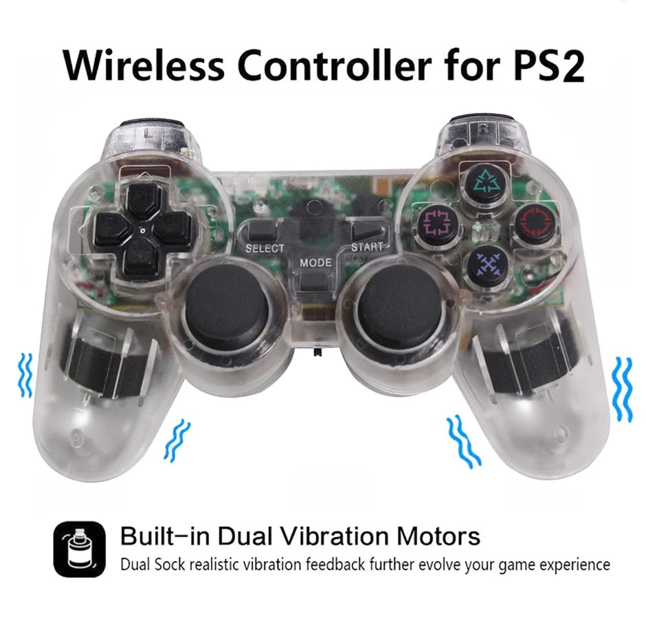 2.4G Wireless Controller Gamepad Dual Vibration Joystick for P2 Console PC Game Controle Joypad USB