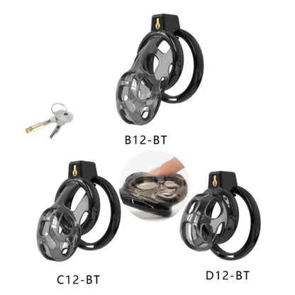 New Super Soft Cobra Chastity Cage Penis Abstinence Bondage Cock Cage with 6 Size Rings Catheter Sissy Gay Male Sex Toys 18