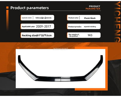 For Volkswagen Polo 6R 6C 2009-2017 Front Lip Front Spoiler Exterior Modification Parts