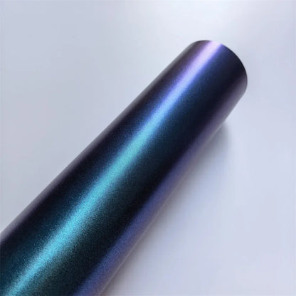 Car Diamond Chameleon Matte Purple Blue Car Vinyl Wrap Film Adhesive Color Change Motorcycle Sticker Accessories