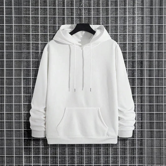 2026 New in Men's Sportswear Solid Color Hoodie + Sweatpants Urban Casual Fashion Tracksuit Fall/winter Comfort Warm Soft Outfit