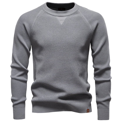 AIOPESON Raglan Sleeve Polo Shirt Men Henley Collar Solid Color Long Sleeve Heavyweight Cotton Business Casual Autumn Winter