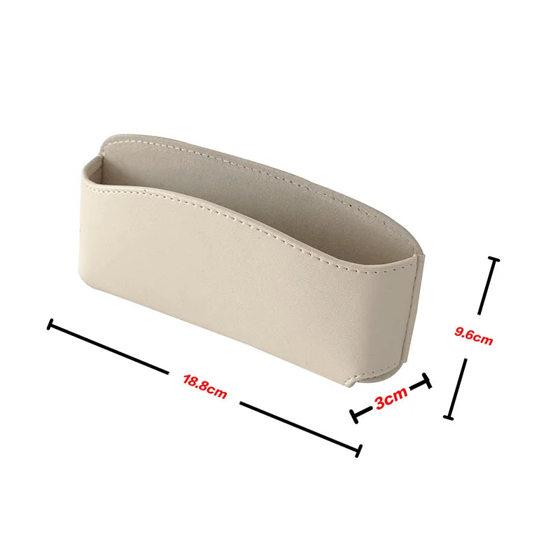 Auto Eyeglasses Organizer Box Adhesive Multifunctional pu leather car instrument panel installation for  Keys, Phones, Earphones