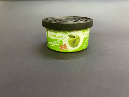 organic air freshener tank, bubble gum scent, 3 anti-spill blocks per can, perfect for car scent, new car scent