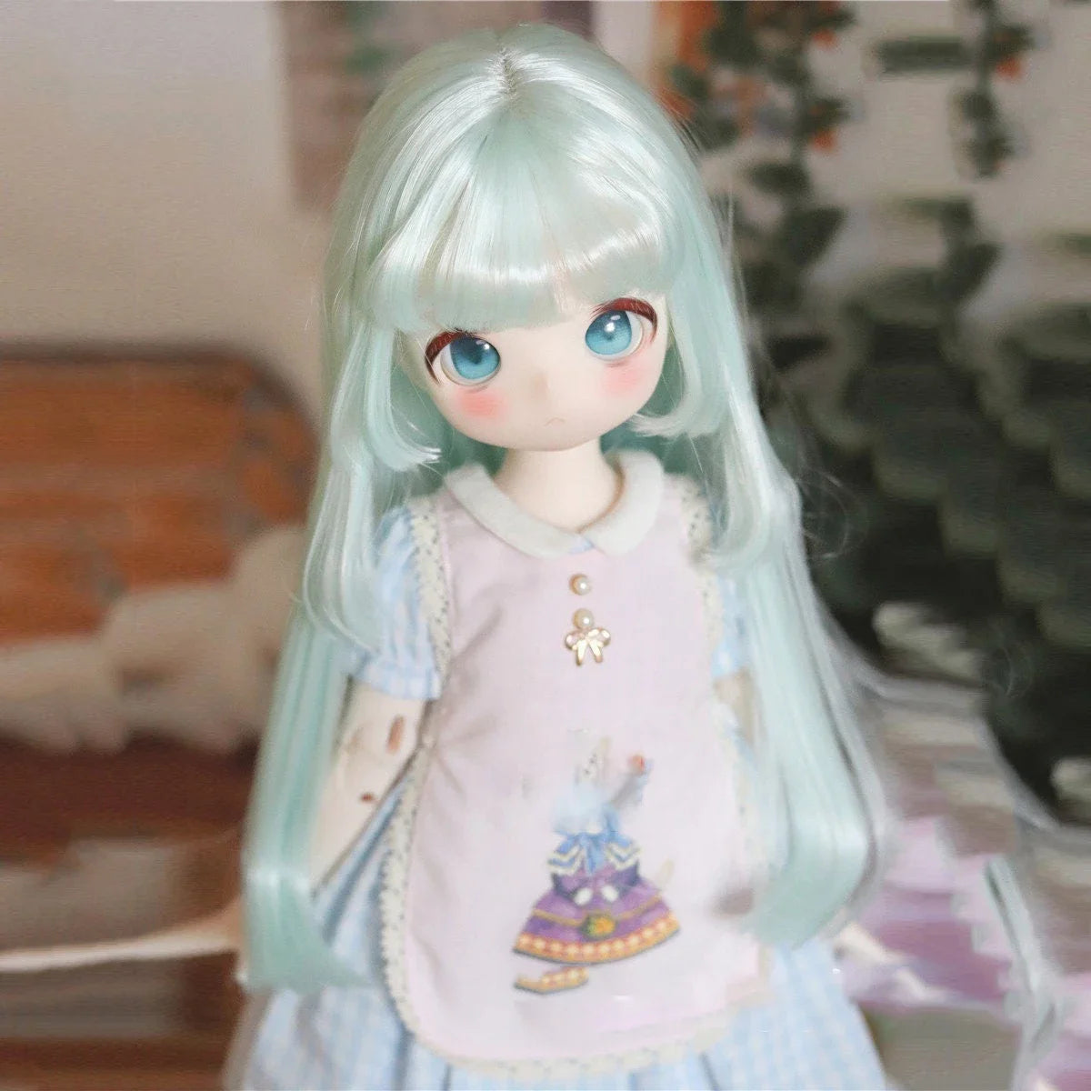 Doll Wig Long Hair For Princess Doll Fake Hair Wig Princess Toy Doll Accessories Gift For 1/3 1/4 1/6 BJD Wig
