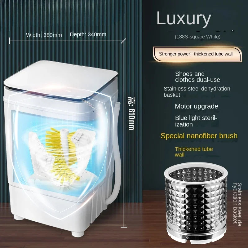 220V shoe washing machine, household small fully automatic shoe brushing machine, integrated with washing and stripping AG