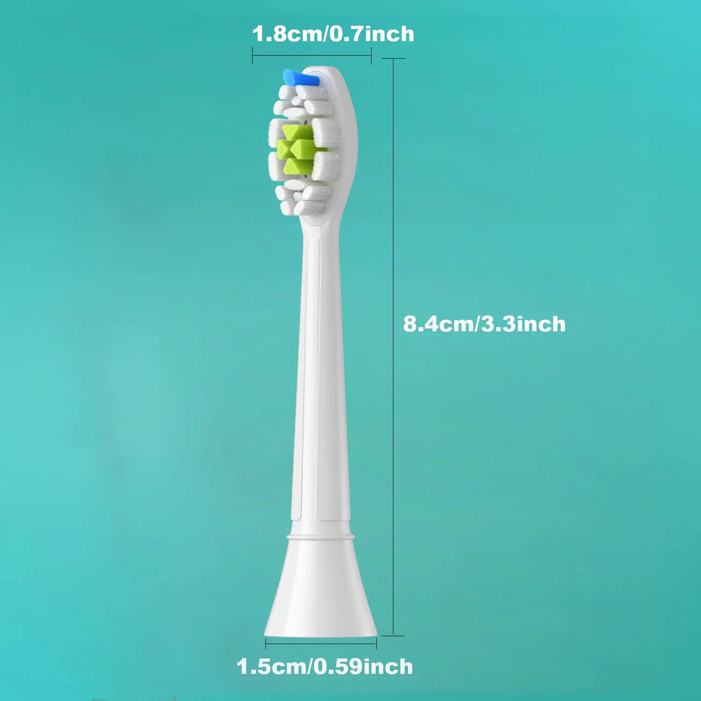 5-20pcs Replacement Toothbrush Heads Compatible with Electric Brush Head 1100 2100 4100 4300 5100 5300 6100 Independent package